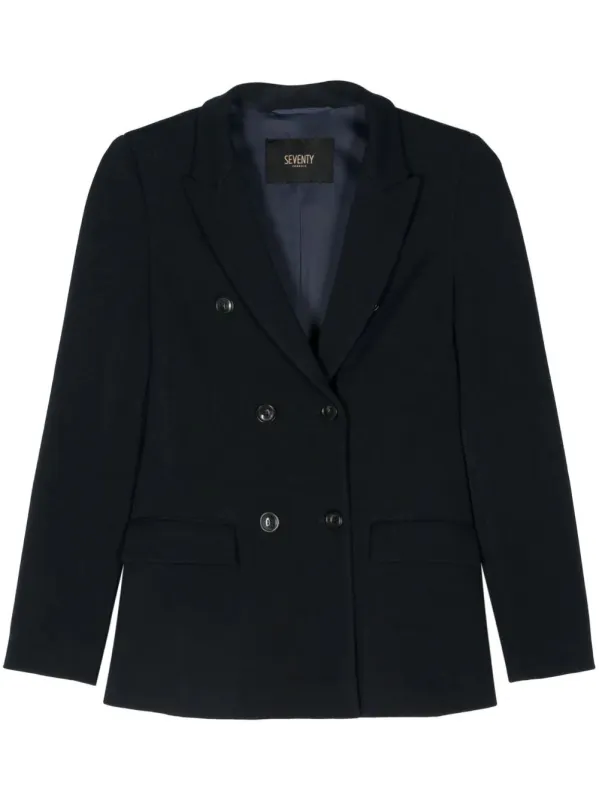 DOUBLE-BREASTED TAILORED BLAZER made by Seventy