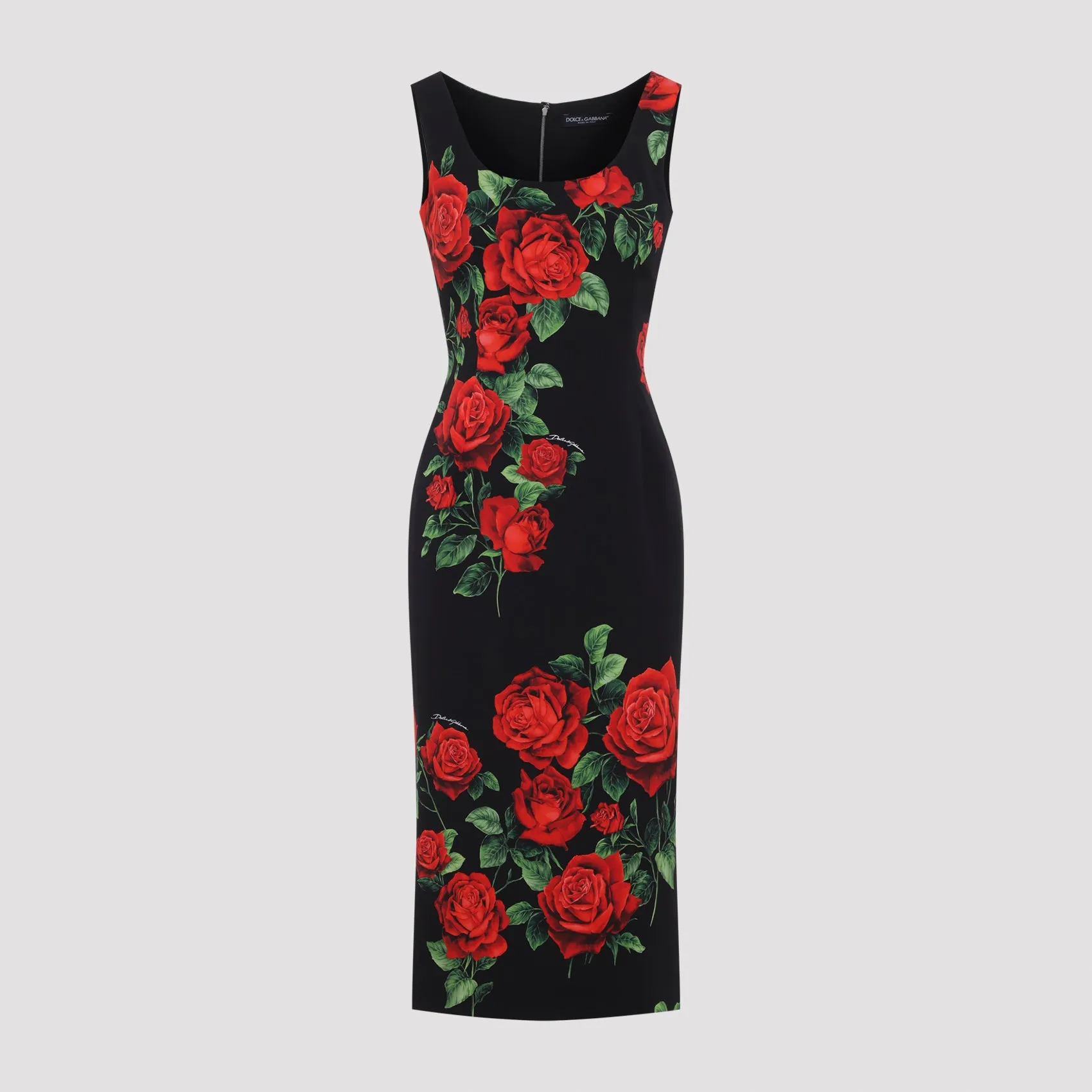 ROSE-PRINT SLEEVELESS MIDI DRESS sold by Lord & Taylor product image thumbnail 2