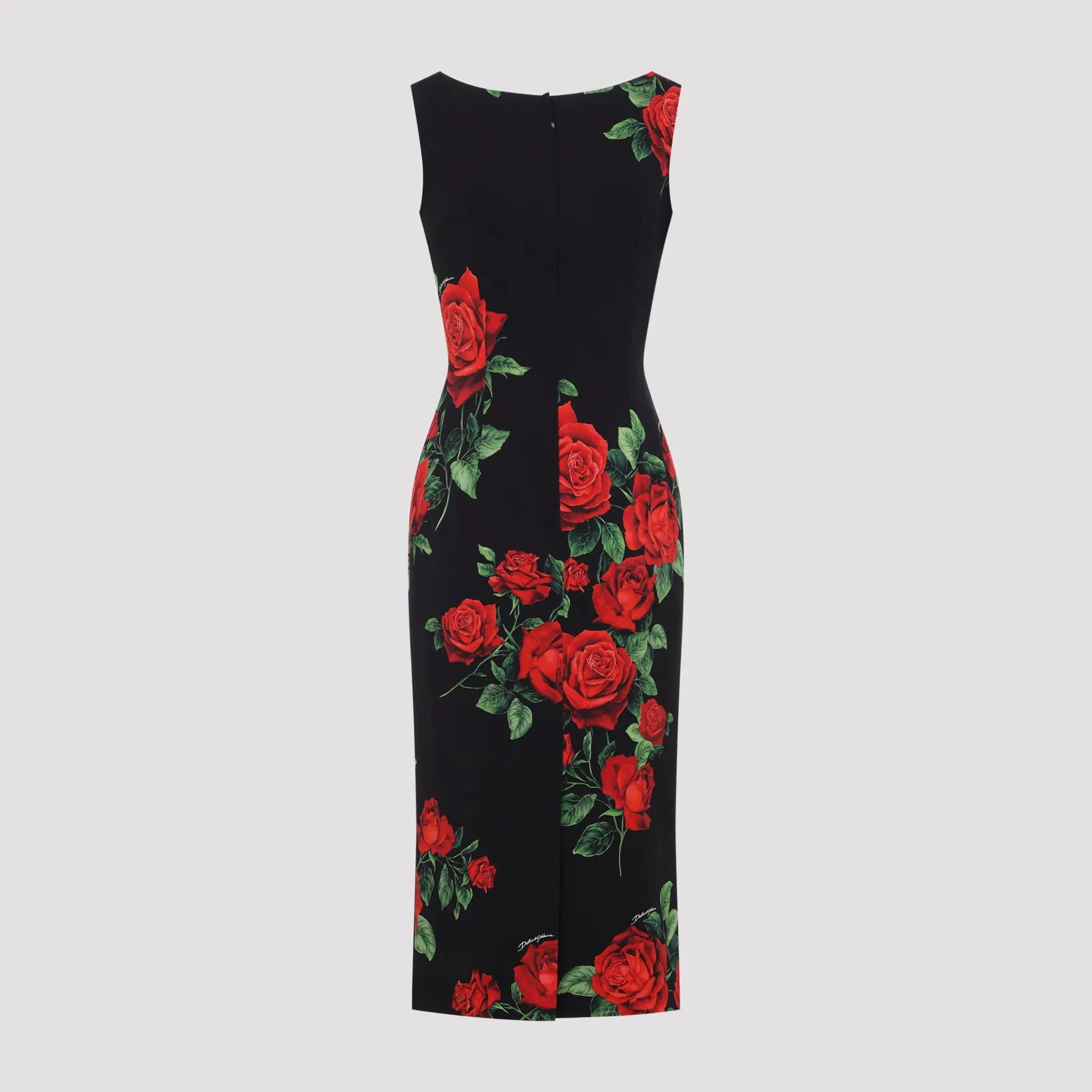 ROSE-PRINT SLEEVELESS MIDI DRESS sold by Lord & Taylor product image thumbnail 3