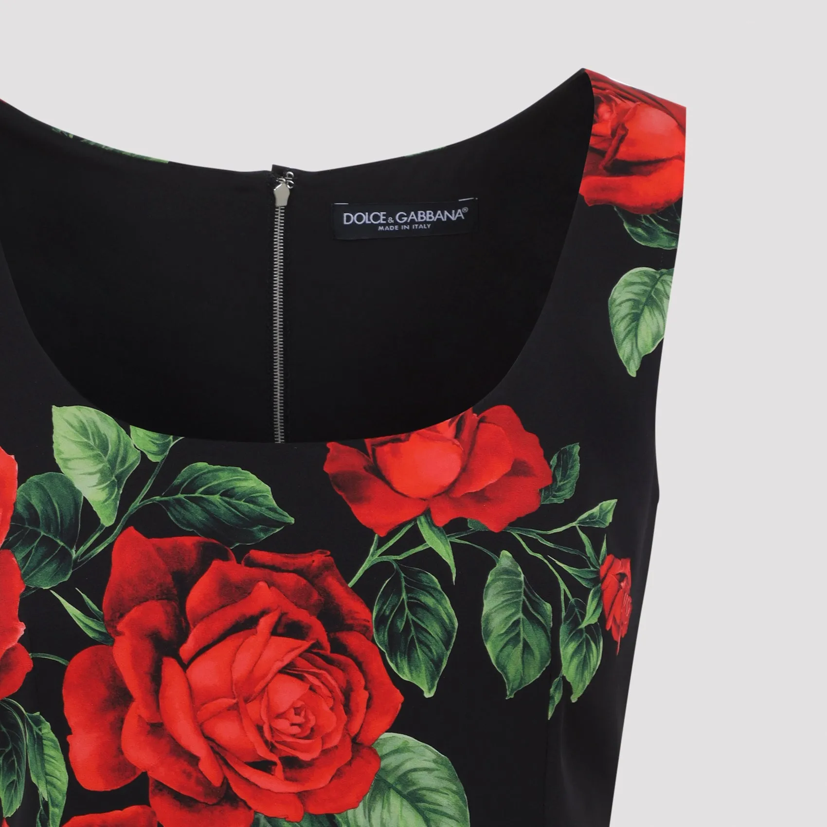 ROSE-PRINT SLEEVELESS MIDI DRESS sold by Lord & Taylor product image thumbnail 4