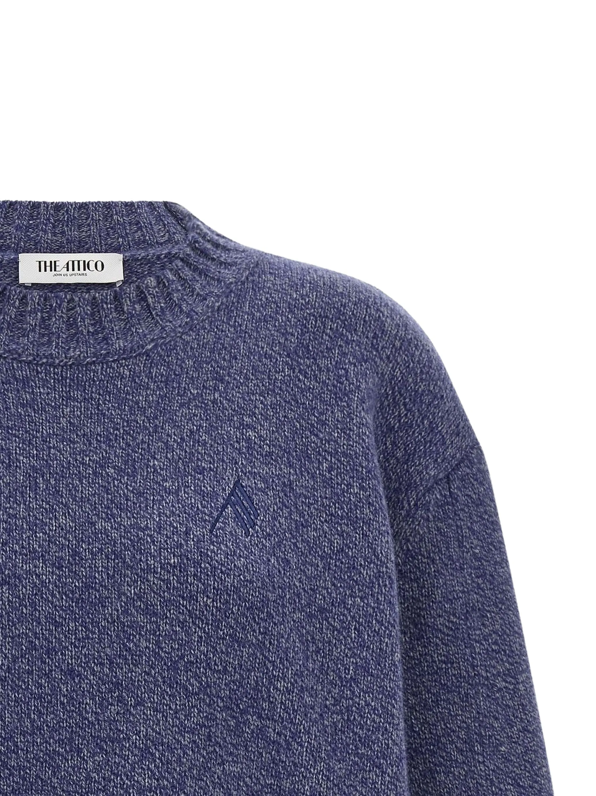 EMBROIDERED-LOGO MÉLANGE SWEATER sold by Lord & Taylor product image thumbnail 3