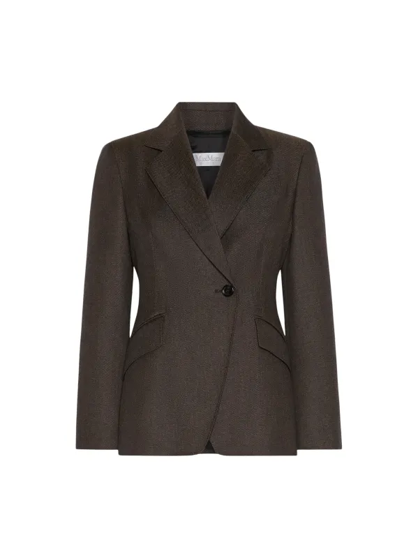 BLACK MXMNEUTRO BLAZER made by MaxMara