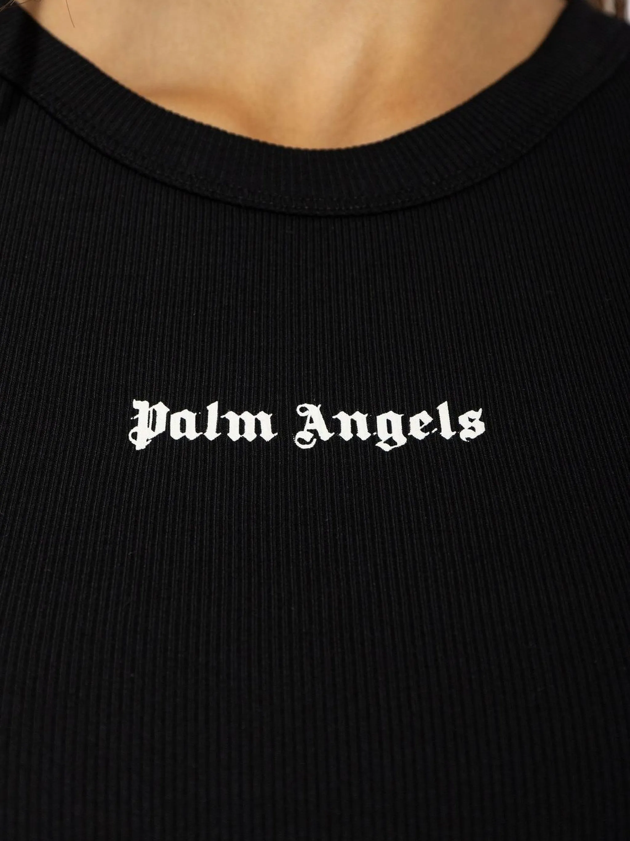 LOGO RIBBED TANK TOP sold by Lord & Taylor product image thumbnail 3