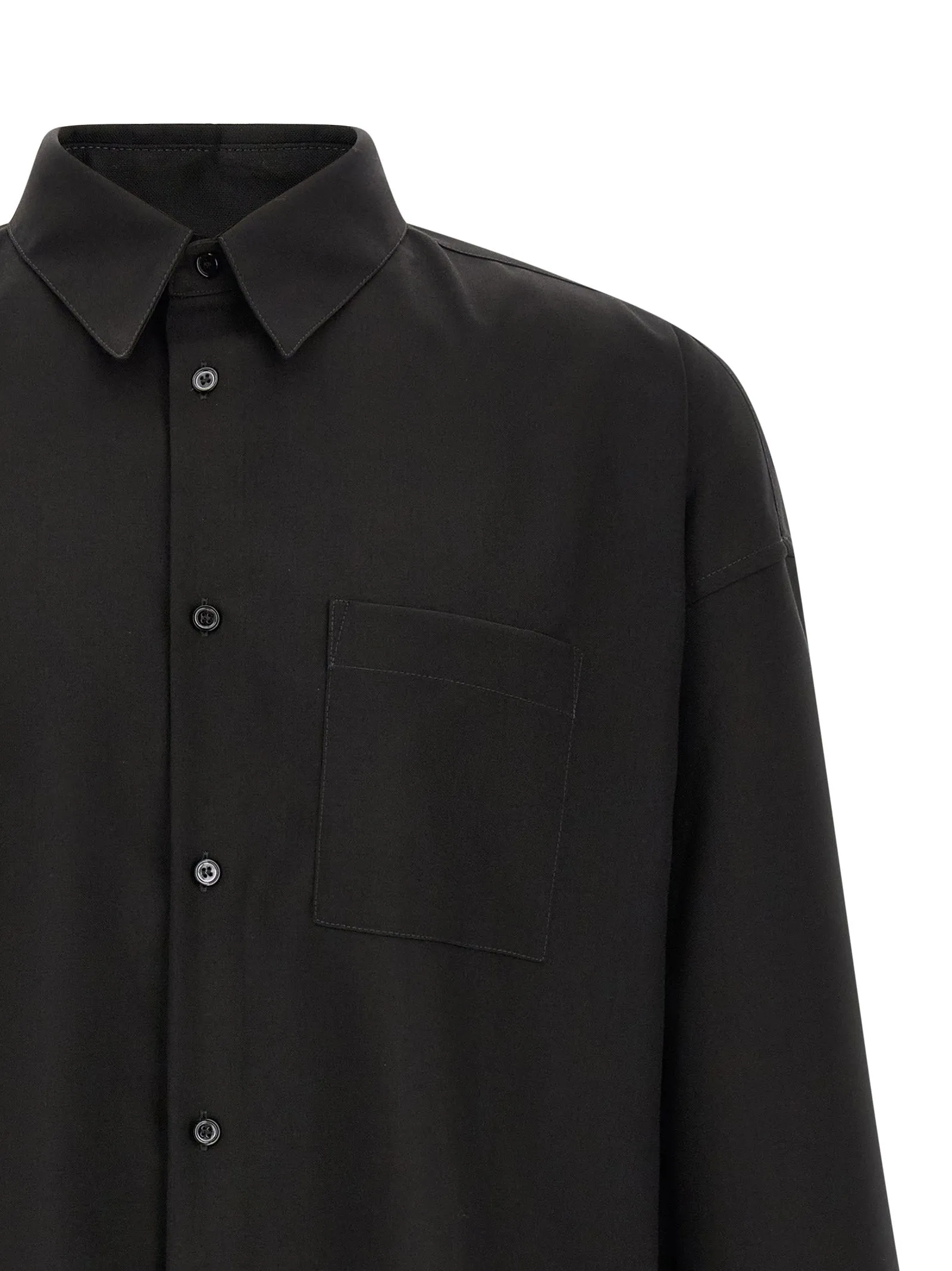 Wool shirt with pocket sold by Lord & Taylor product image thumbnail 3