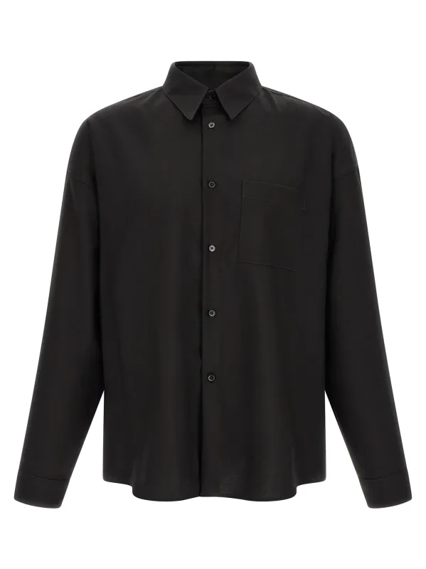 Wool shirt with pocket made by Marni