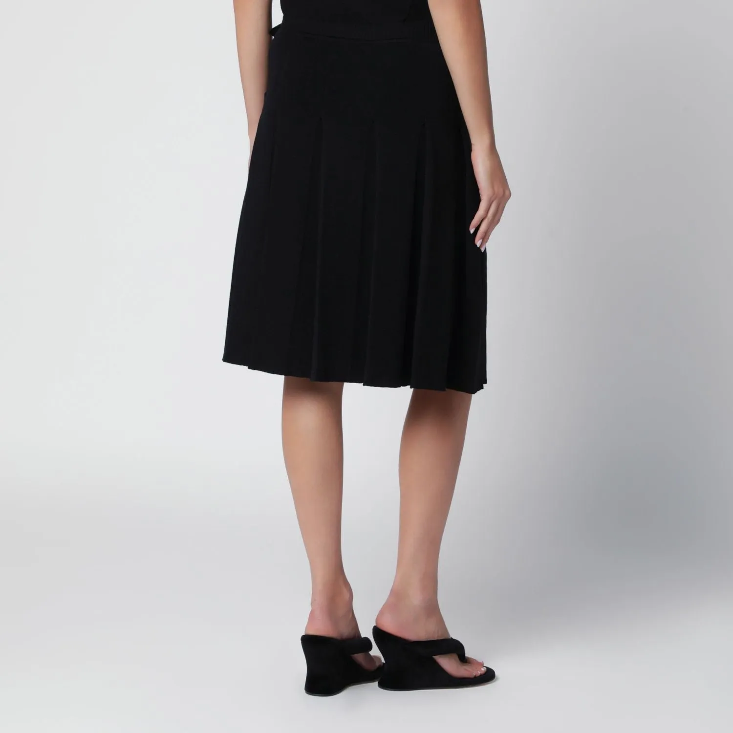 BLACK ALEX KILT SKIRT WITH ORB LOGO sold by Lord & Taylor product image thumbnail 2