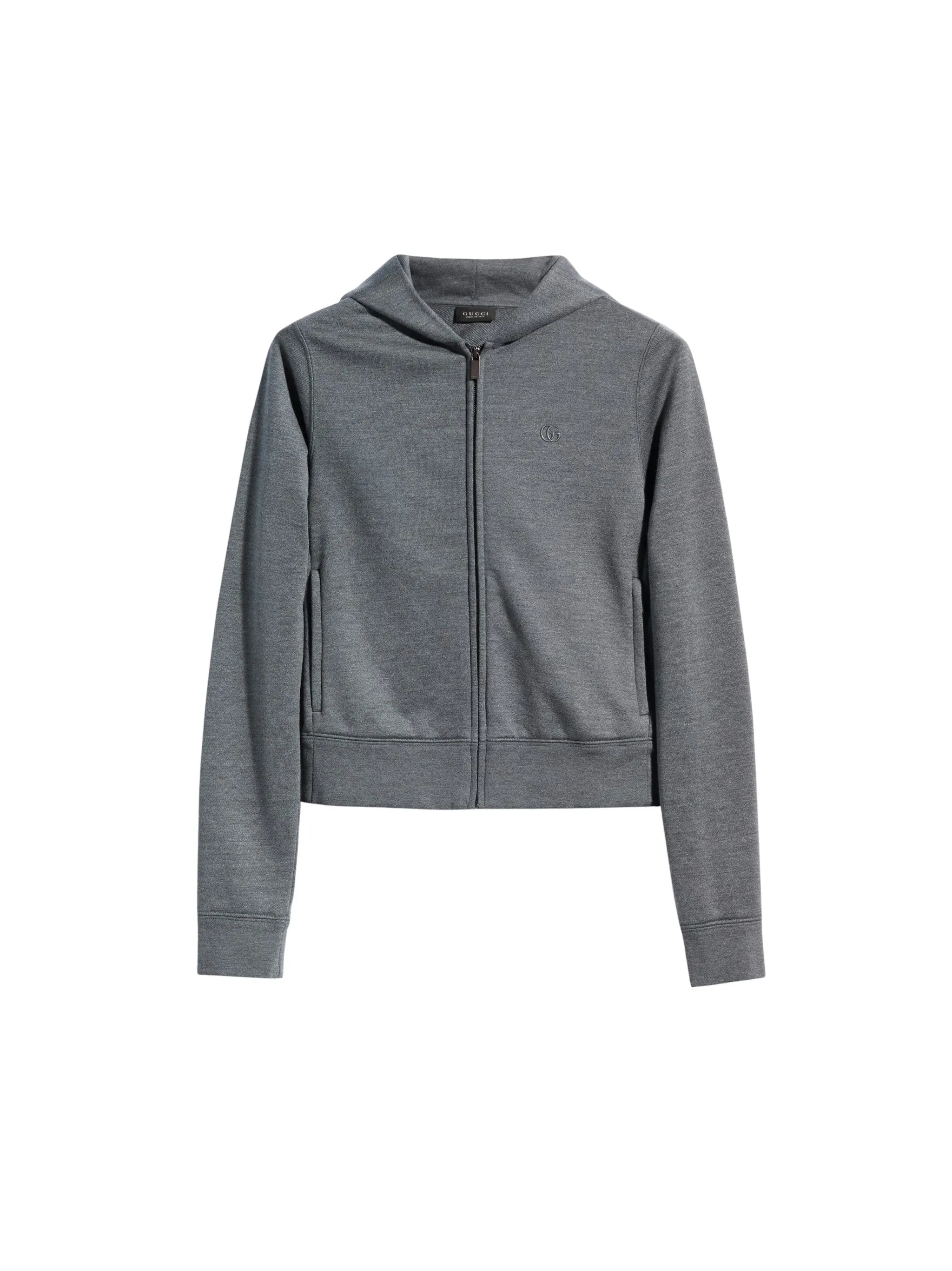 GUCCI COTTON SILK JERSEY SWEATSHIRT WITH ZIP sold by Lord & Taylor