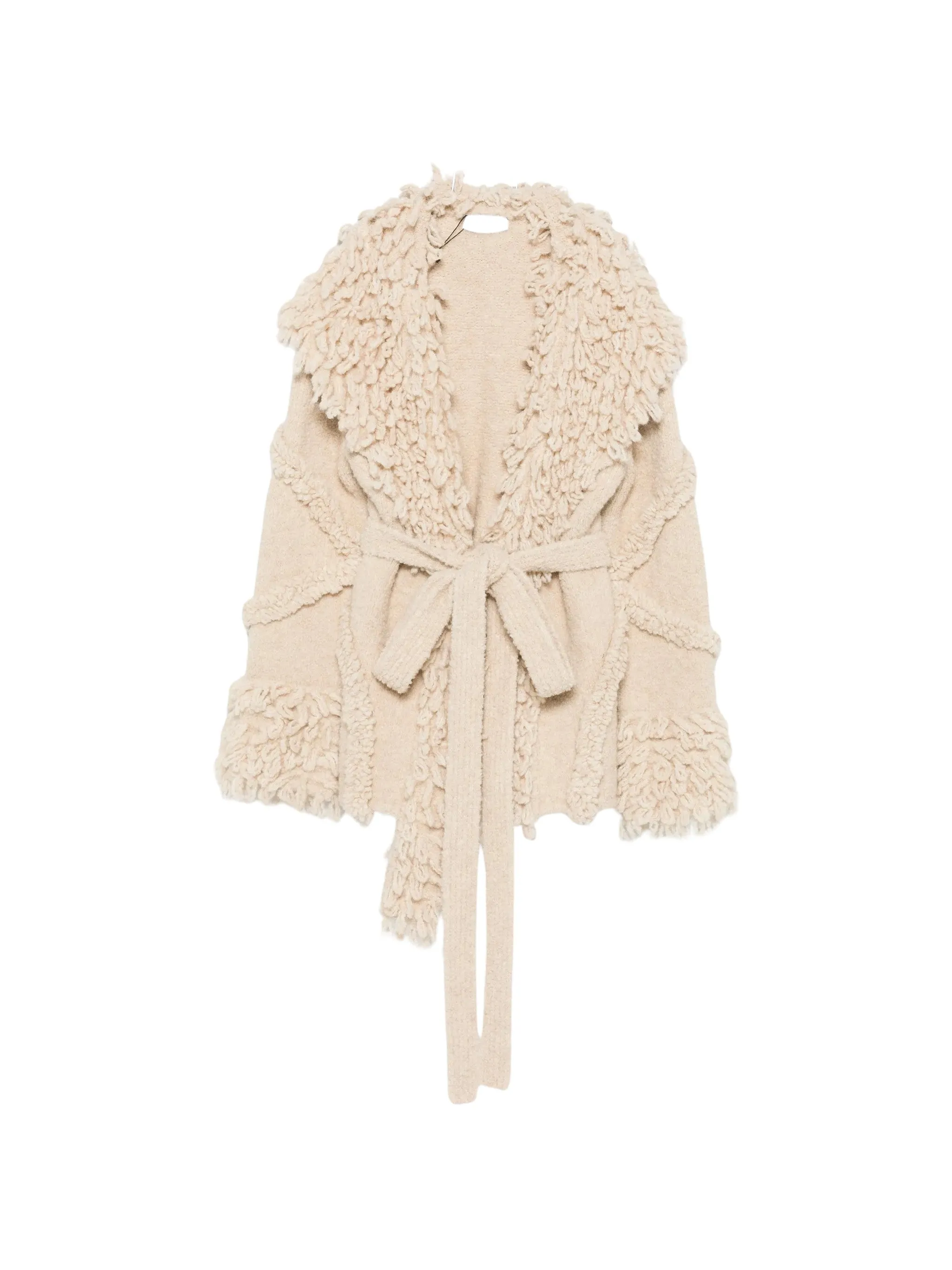 THE ATTICO BEIGE WOOL CARDIGAN sold by Lord & Taylor