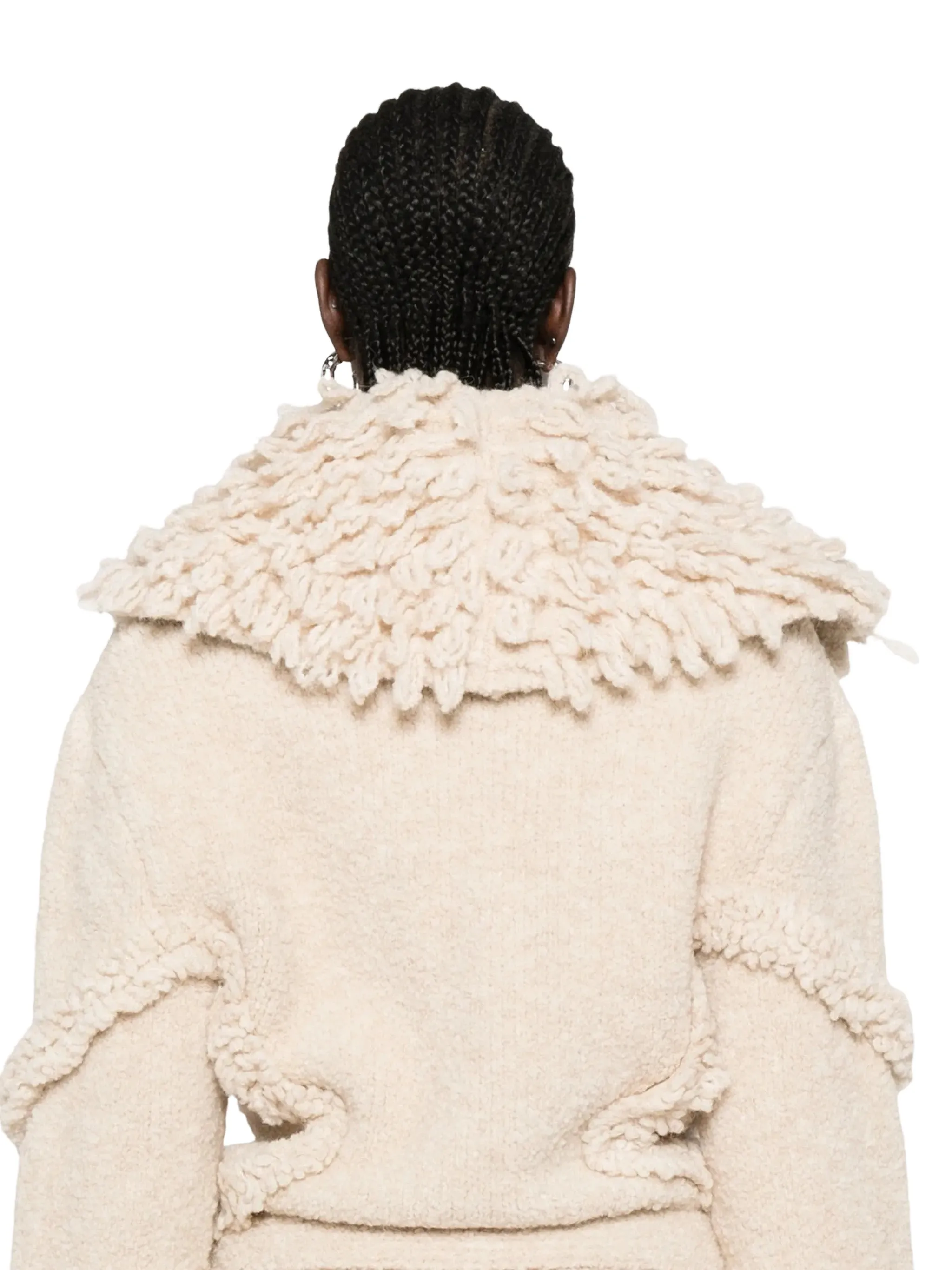 THE ATTICO BEIGE WOOL CARDIGAN sold by Lord & Taylor product image thumbnail 3