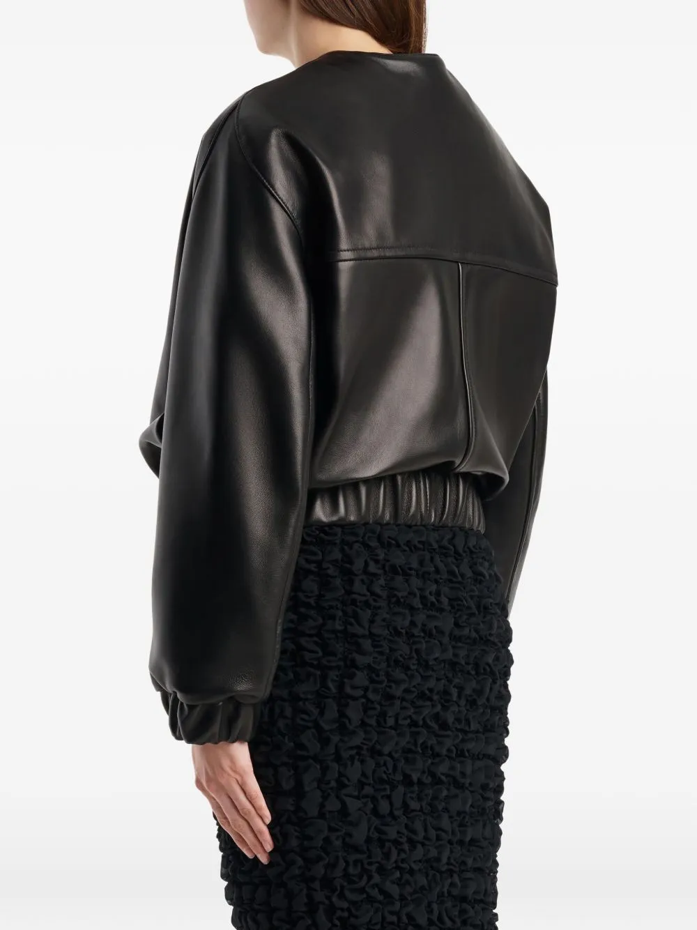 CORDAN LEATHER BOMBER JACKET sold by Lord & Taylor product image thumbnail 2