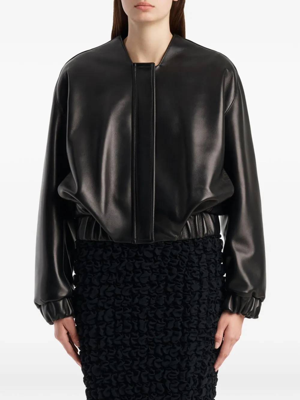 CORDAN LEATHER BOMBER JACKET sold by Lord & Taylor product image thumbnail 4
