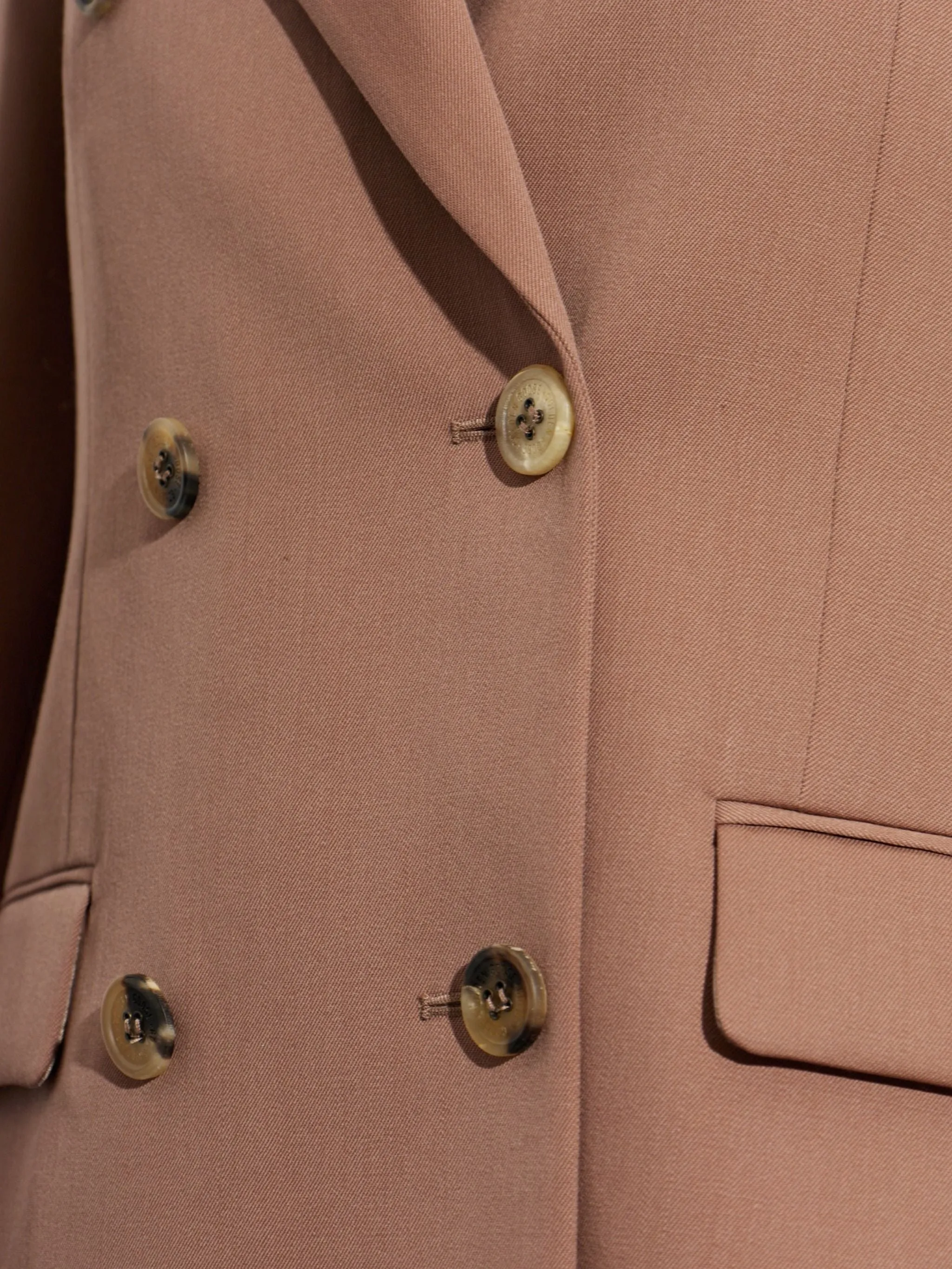 ANTIQUED PINK WOOL BLAZER sold by Lord & Taylor product image thumbnail 4