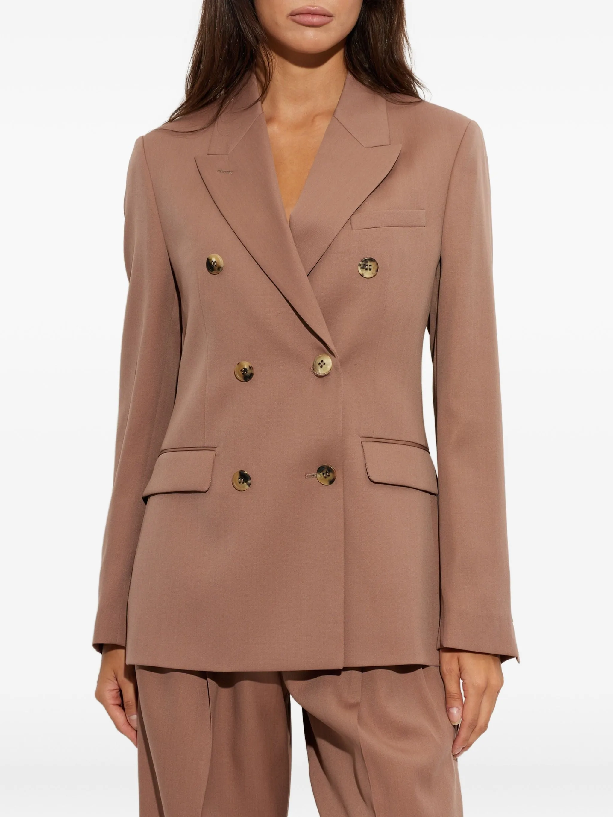 ANTIQUED PINK WOOL BLAZER sold by Lord & Taylor product image thumbnail 5