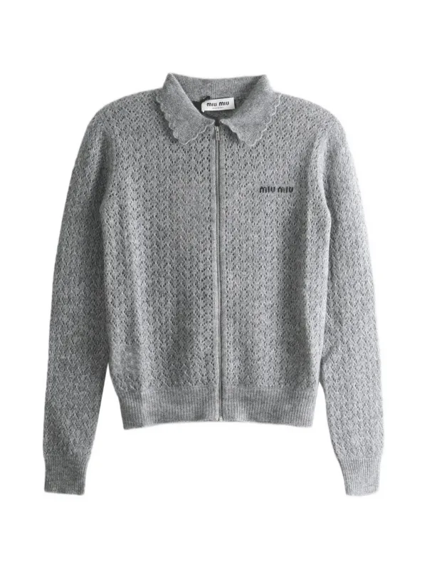CASHMERE AND SILK CARDIGAN made by Miu Miu