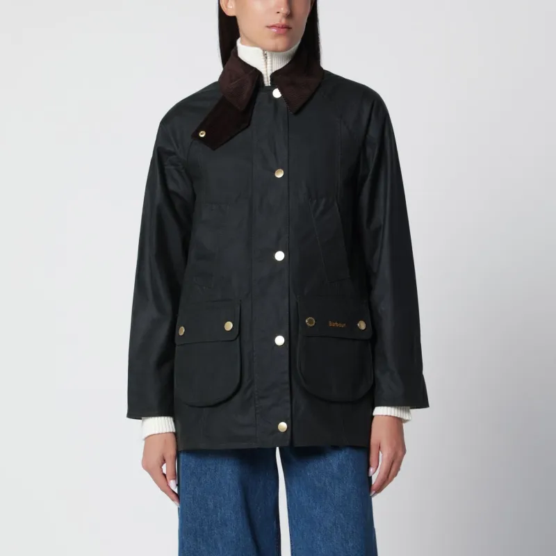 MODERN BEADNELL WAXED JACKET IN SAGE GREEN made by Barbour