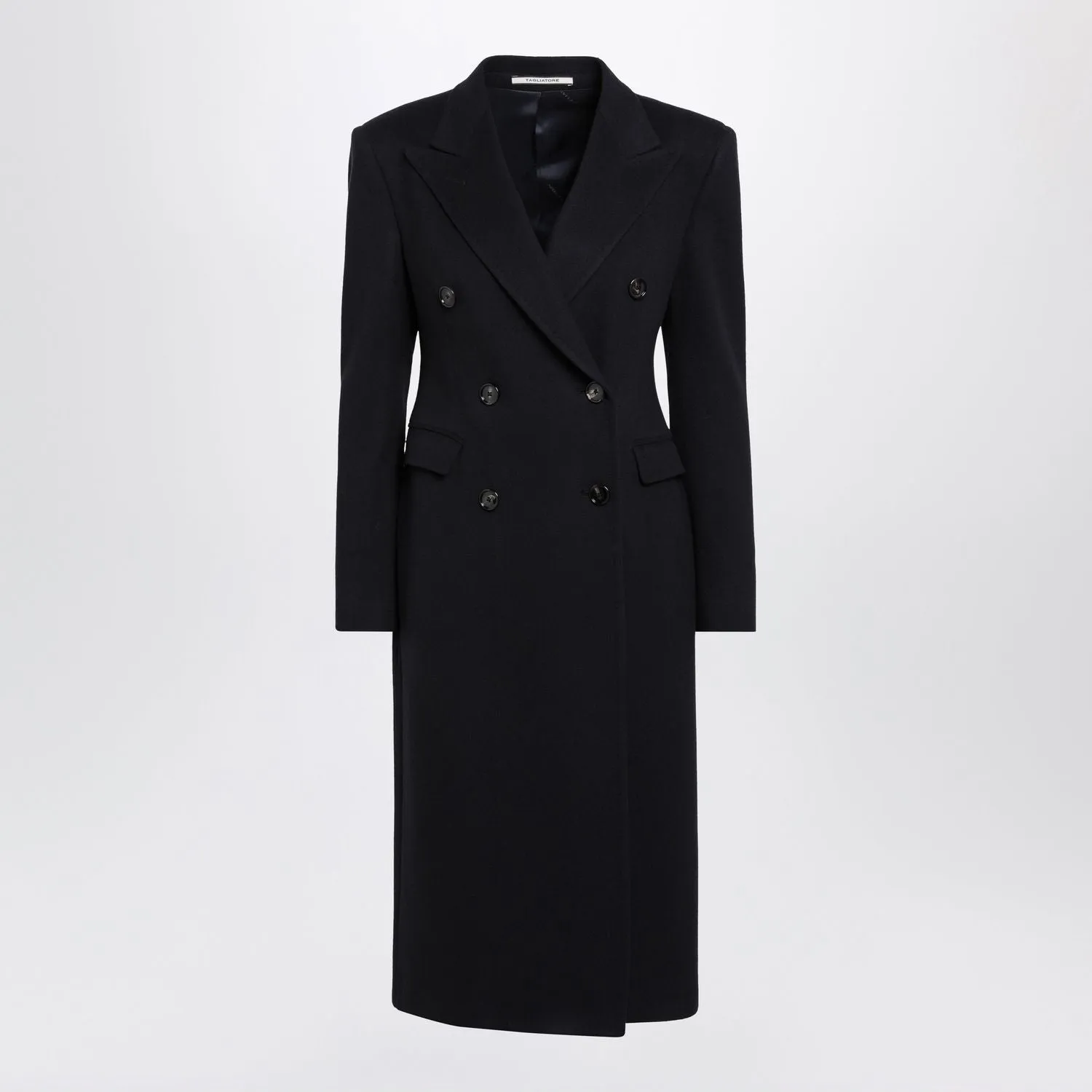 DOUBLEBREASTED BLUE WOOL COAT sold by Lord & Taylor