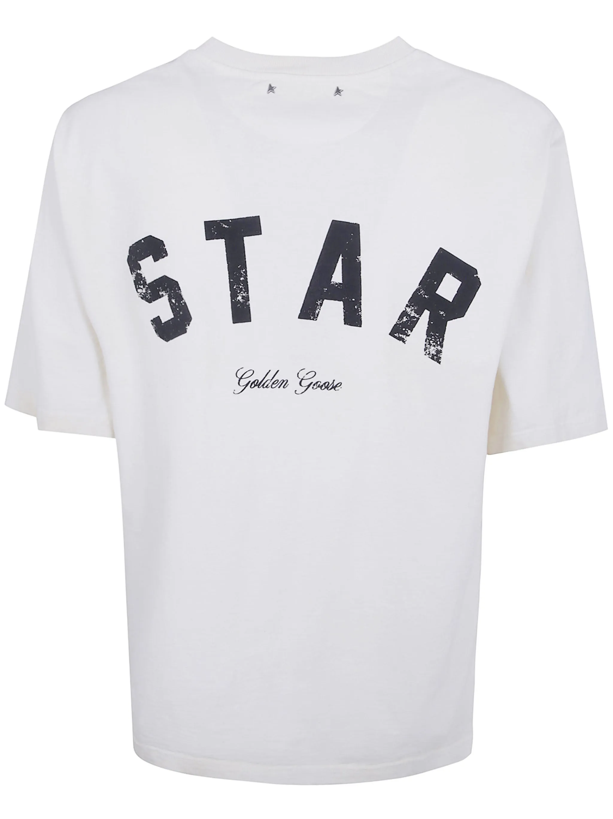 "STAR UNISEX" RELAXED FIT T-SHIRT COTTON JERSEY VINTAGE TREATMEN STAR PRINT sold by Lord & Taylor product image thumbnail 2