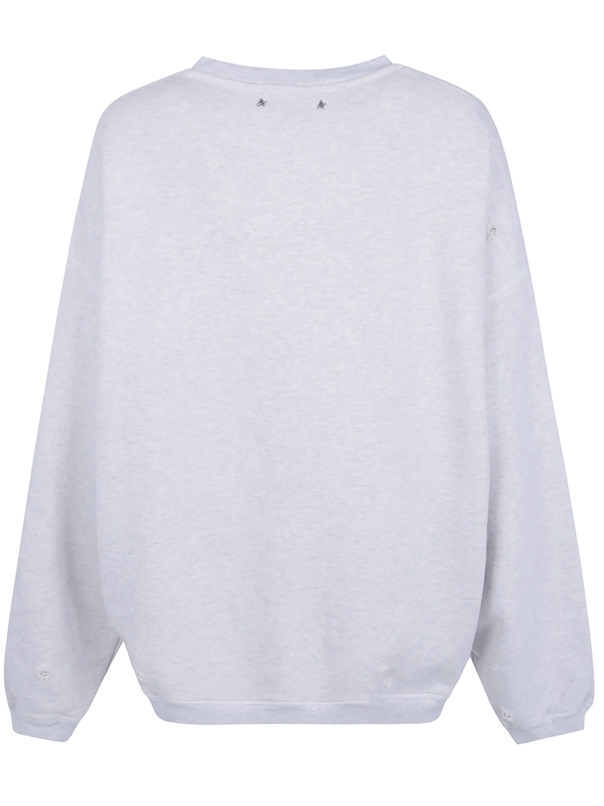"STAR" UNISEX OVERSIZE CREWNECK HEAVY FLEECE DESTROYED WASH sold by Lord & Taylor product image thumbnail 2