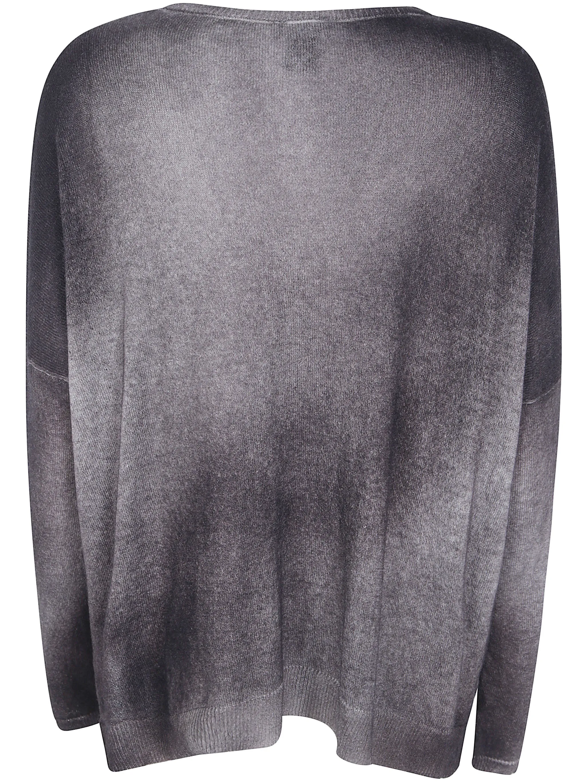 GRADIENT EFFECT BOAT NECK OVERSIZE PULLOVER WITH SLITS sold by Lord & Taylor product image thumbnail 2