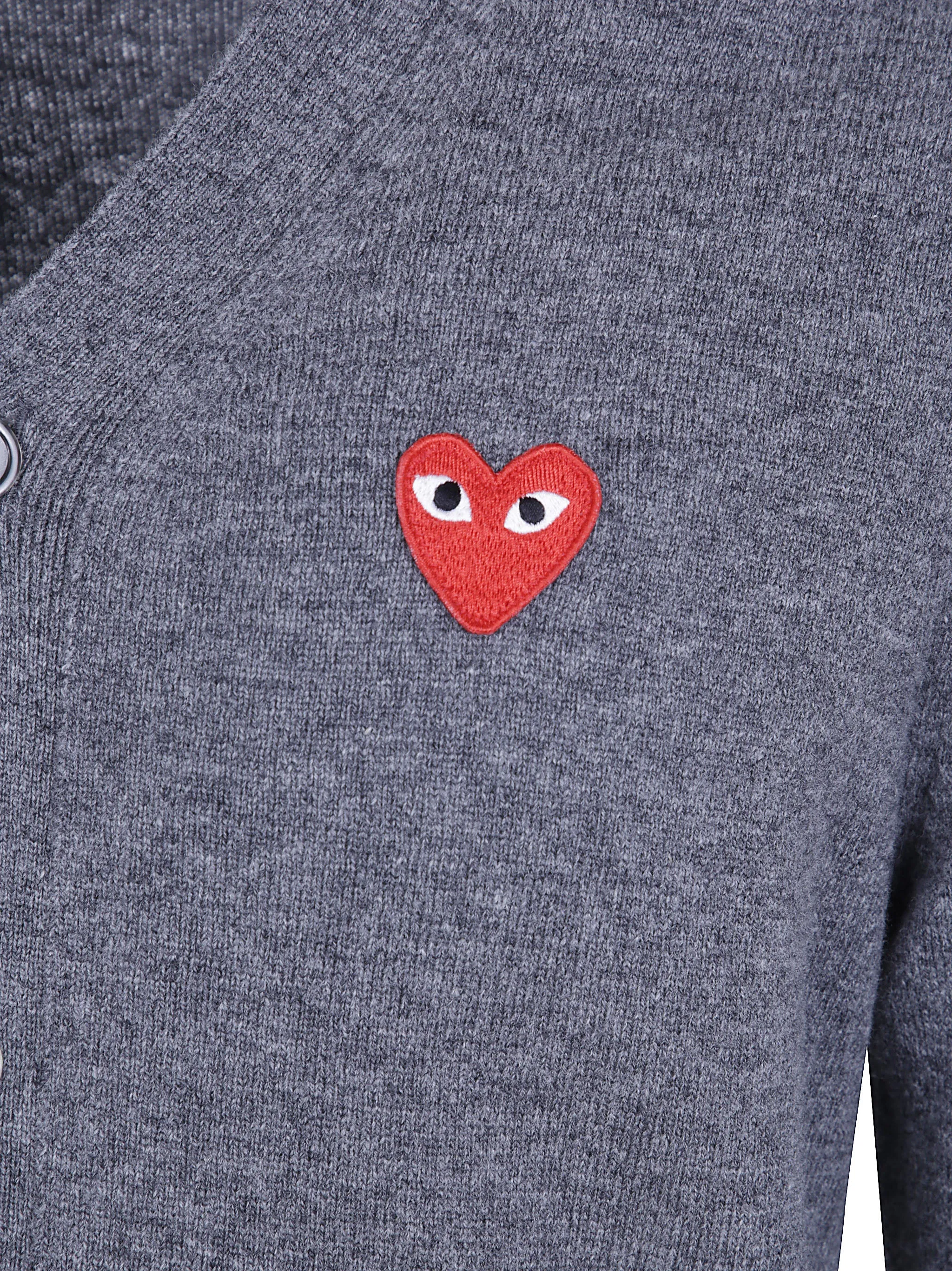 UNISEX V-NECK CARDIGAN RED EMBLEM KNIT sold by Lord & Taylor product image thumbnail 3