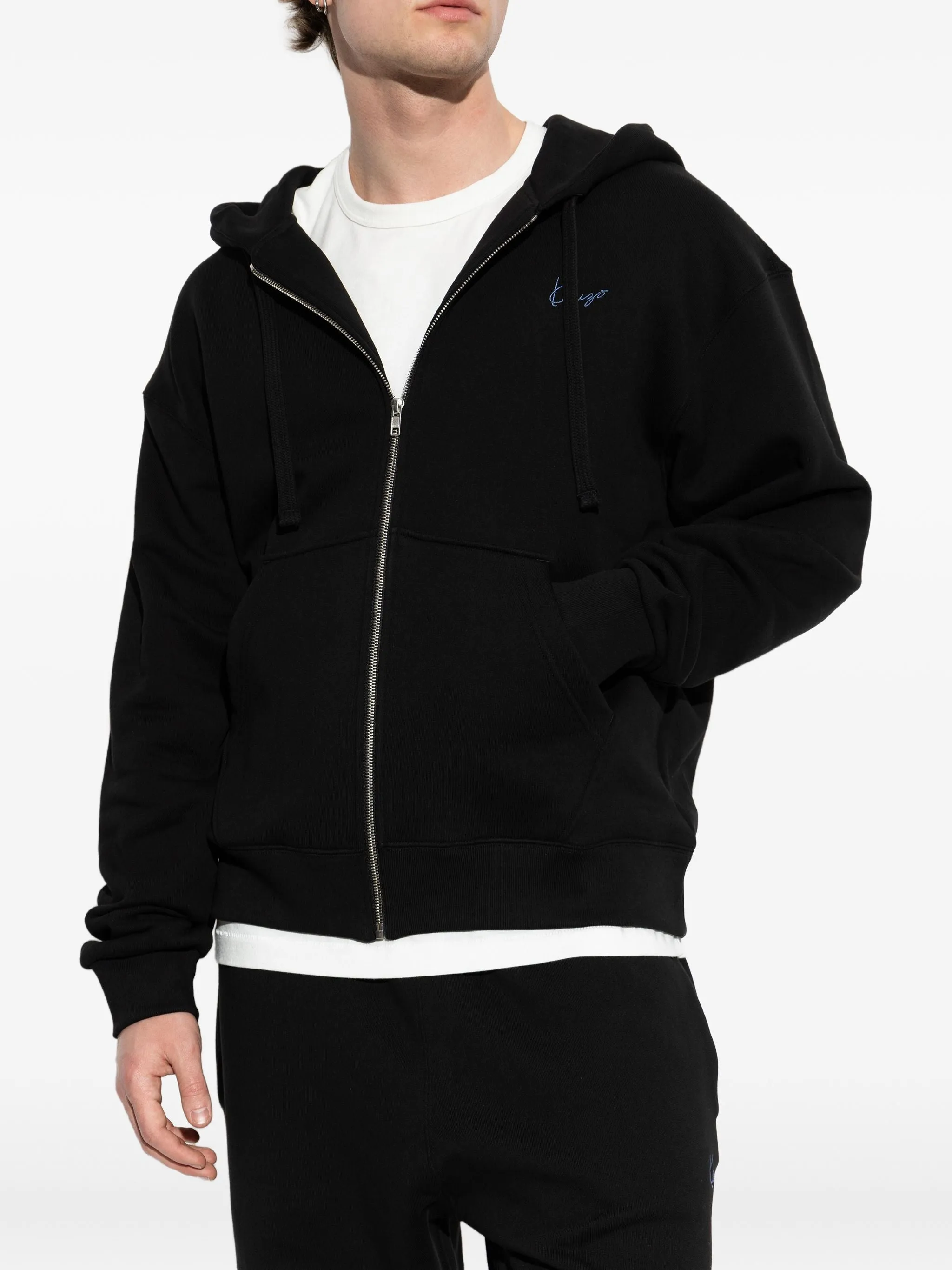 LOGO-EMBROIDERED ZIP-UP HOODIE sold by Lord & Taylor product image thumbnail 3