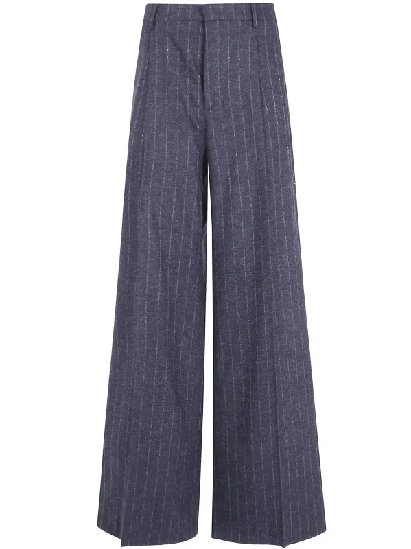 "P-EILEEN" STRAIGHT LEG TROUSERS made by Tagliatore