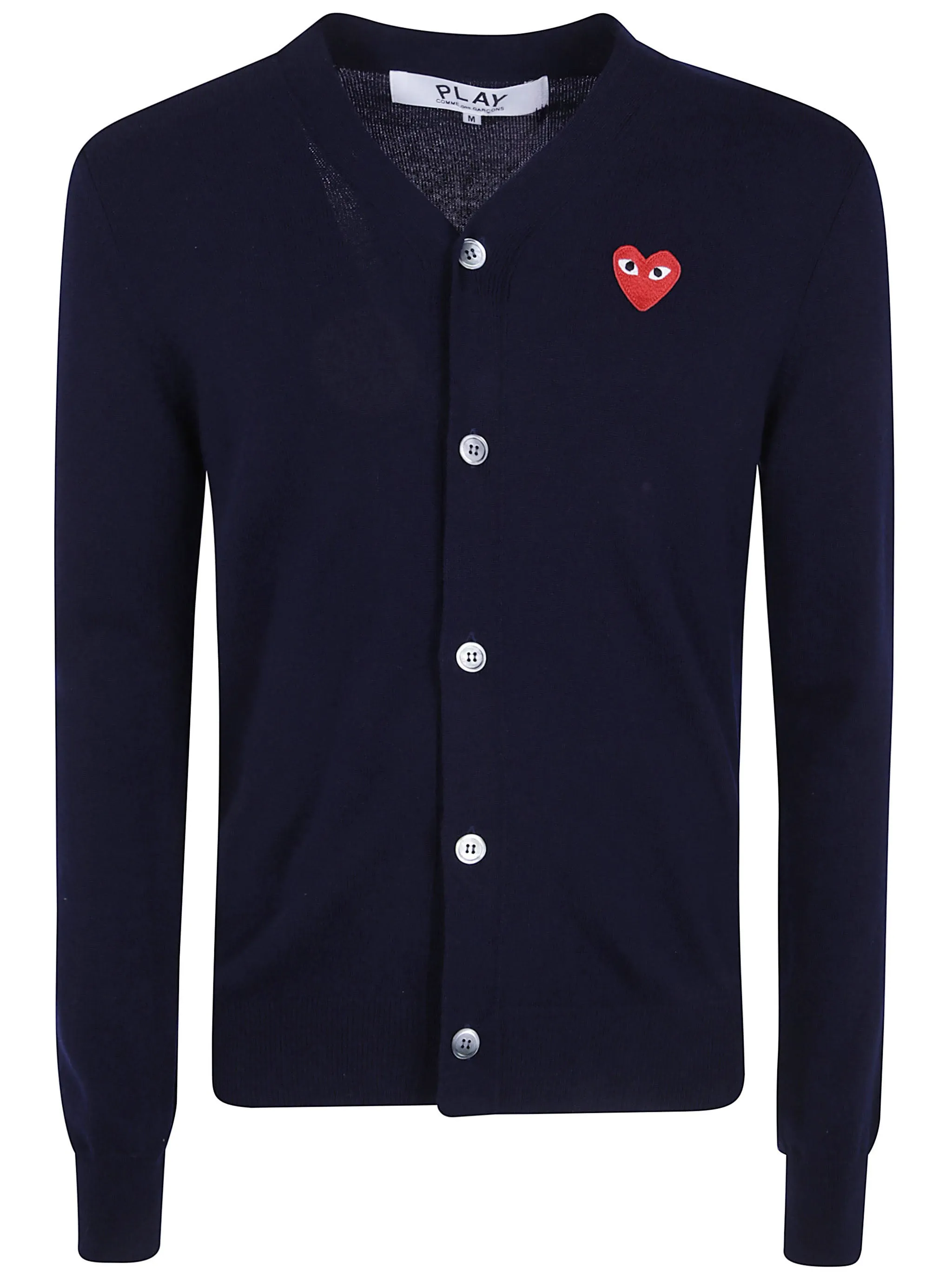 UNISEX V-NECK CARDIGAN RED EMBLEM KNIT sold by Lord & Taylor