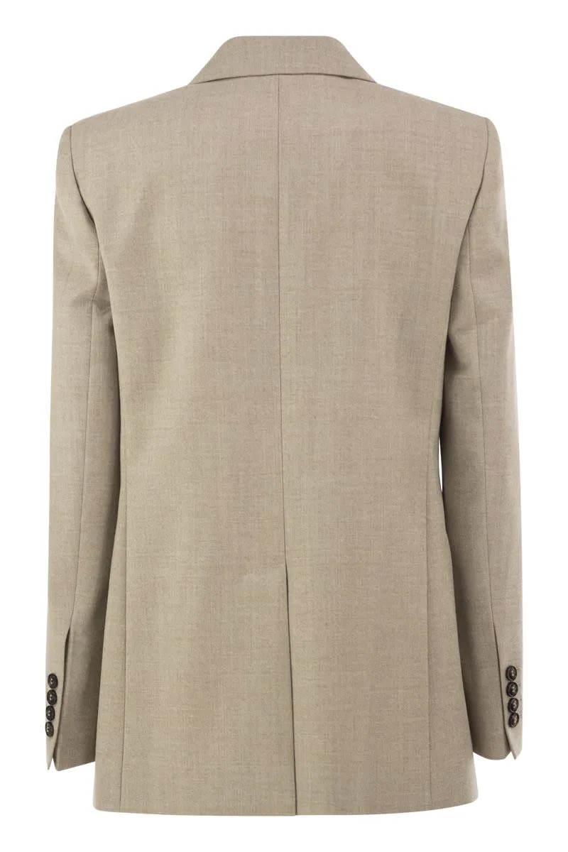MSTEDITO - SINGLE-BREASTED STRETCH VIRGIN WOOL BLAZER sold by Lord & Taylor product image thumbnail 2