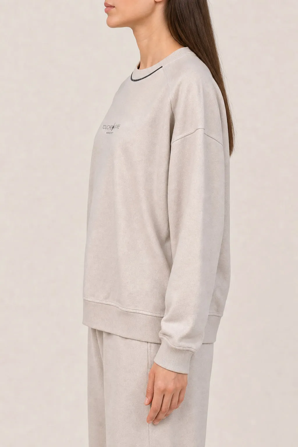 BRUNELLO CUCINELLI WOMEN'S LIGHT BEIGE COTTON SWEATSHIRT sold by Lord & Taylor product image thumbnail 3