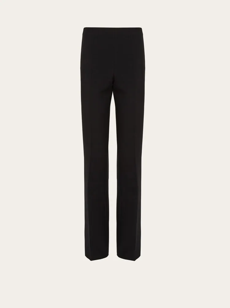 FERRAGAMO WOMEN'S BLACK WOOL STRAIGHT TROUSERS sold by Lord & Taylor product image thumbnail 3
