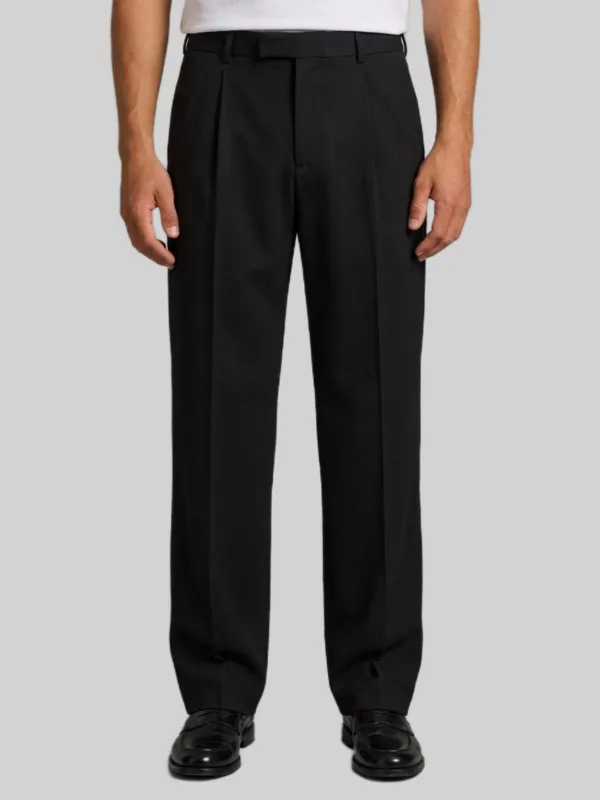 Fluid trousers in wool flannel made by Yves Saint Laurent