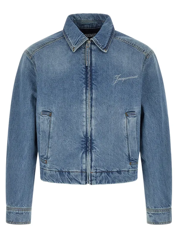 'La Veste De-Nîmes Canevas' jacket made by Jacquemus