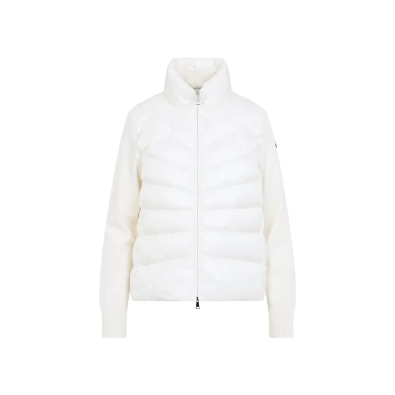 WHITE POLYAMIDE CARDIGAN made by Moncler