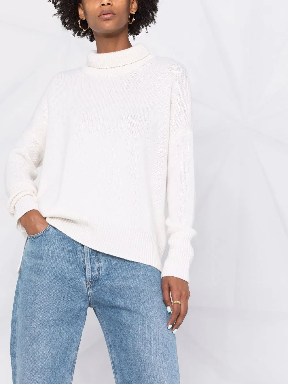 HEIDI CASHMERE TURTLE-NECK SWEATER sold by Lord & Taylor product image thumbnail 4