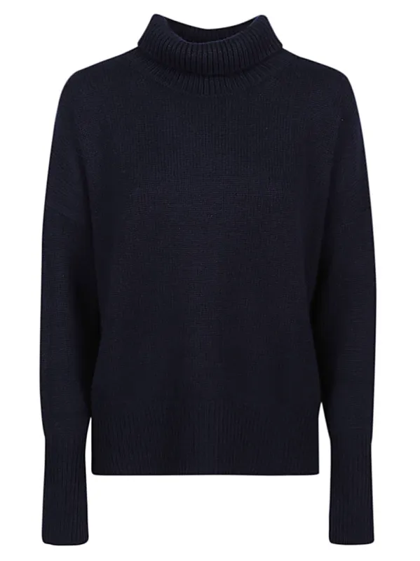 HEIDI CASHMERE TURTLE-NECK SWEATER made by Lisa Yang