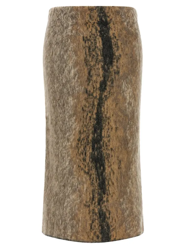 Wool and alpaca skirt made by NUDE