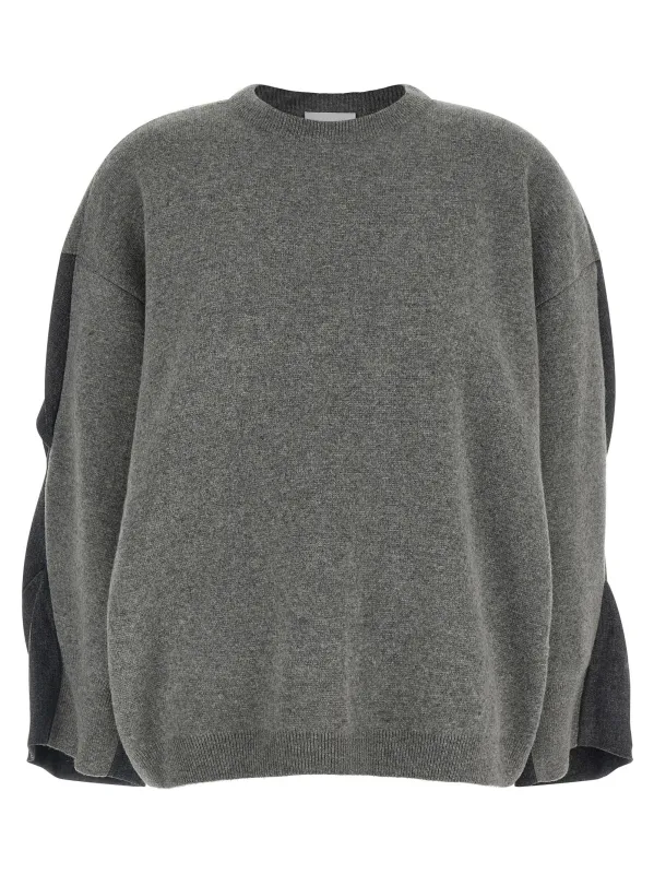 Two-tone sleeve sweater made by NUDE