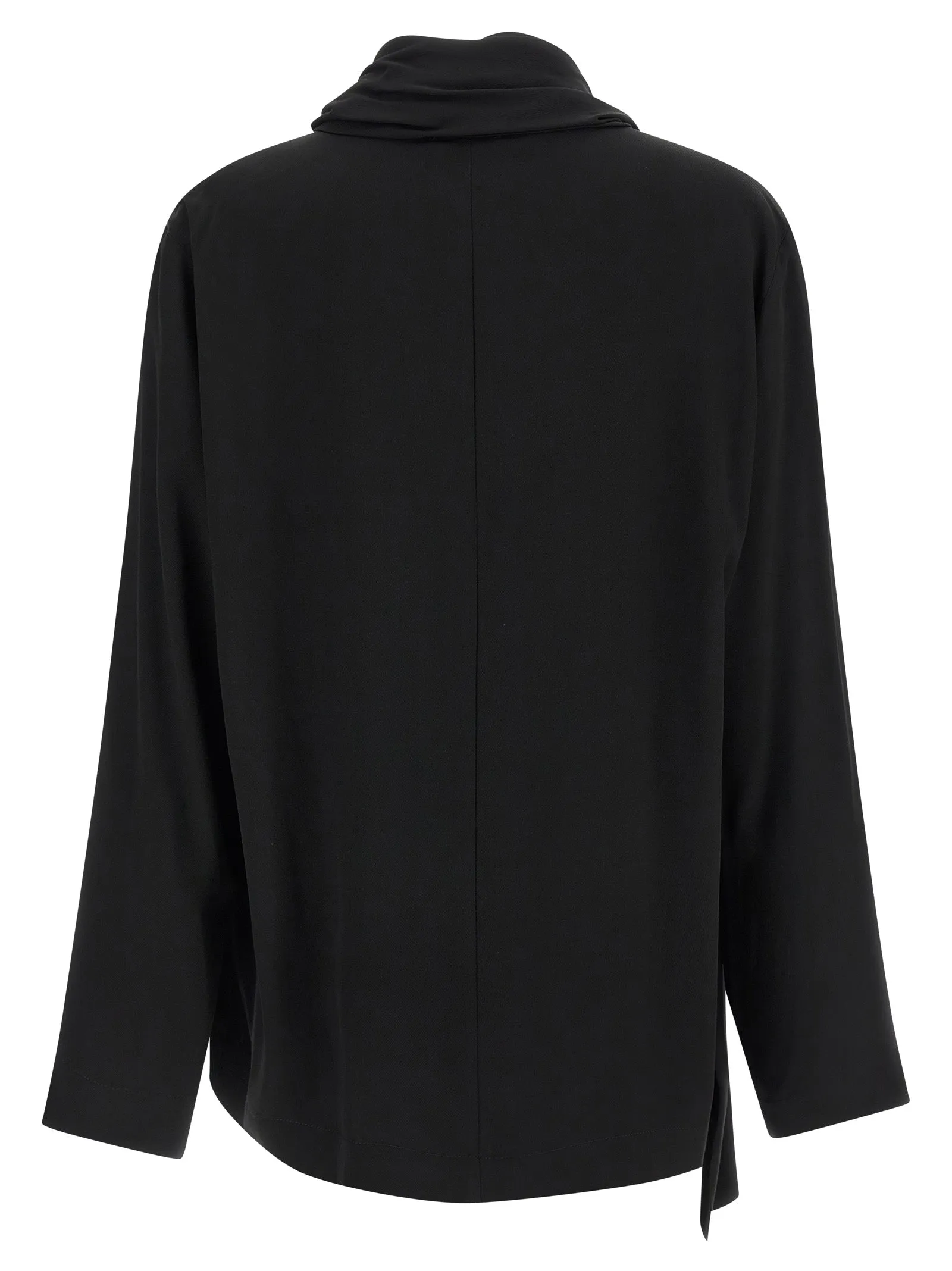 Draped panel blouse sold by Lord & Taylor product image thumbnail 2