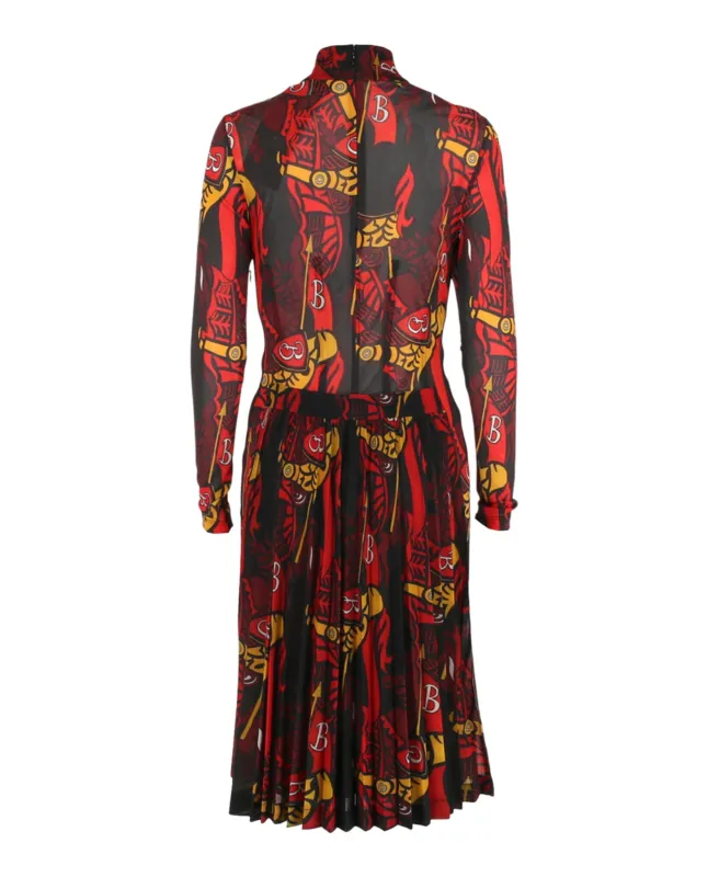 Long Sleeve Trapeze Dress made by Burberry