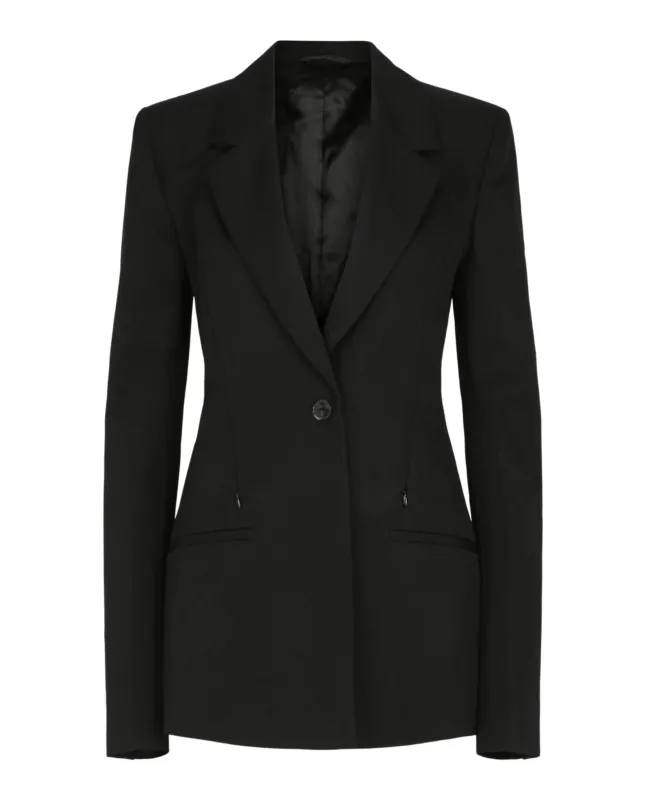 Cape Jacket In Wool And Mohair made by Givenchy