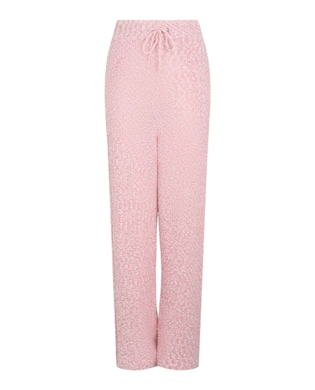 Cotton Bouclé Knitted Pants made by Salvatore Ferragamo