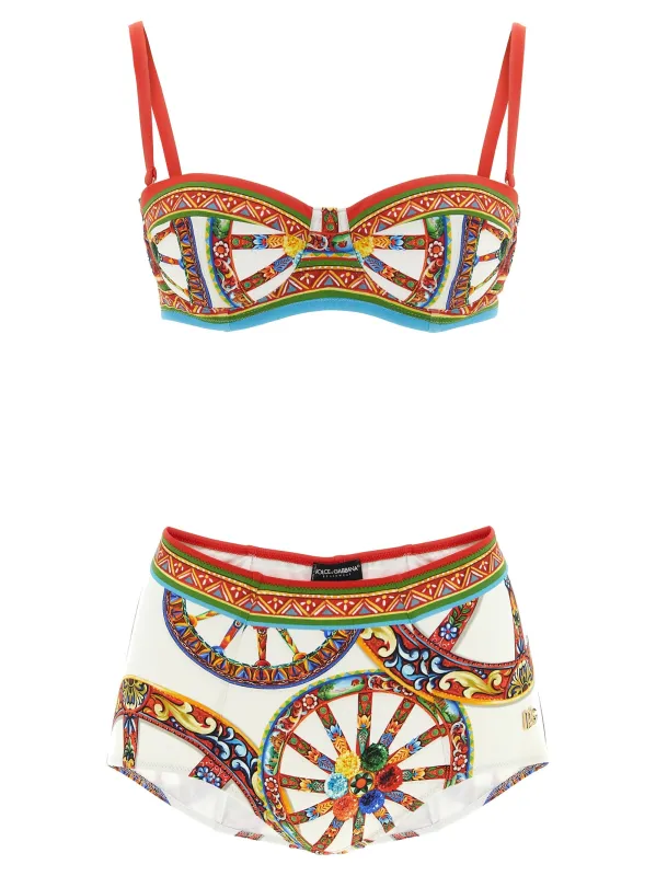 Sicilian 'Carretto' bikini made by Dolce & Gabanna
