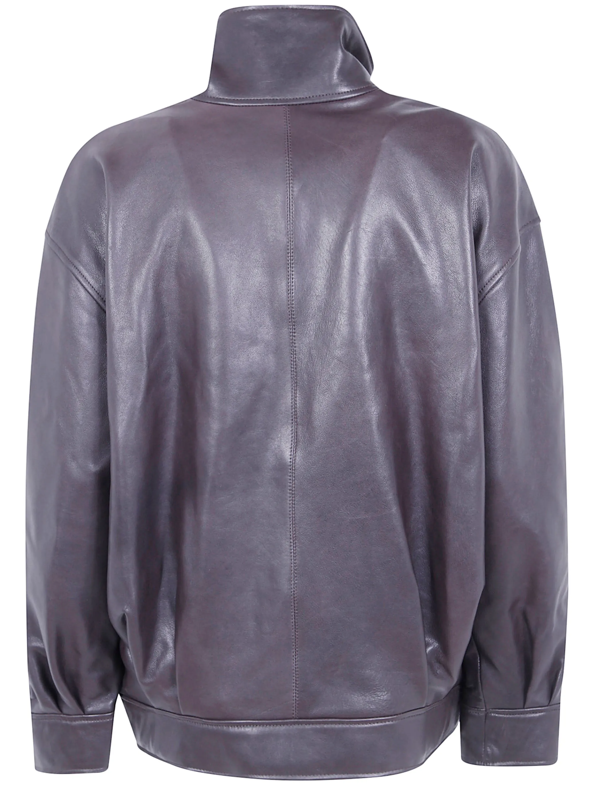 "PAULA" VEGETAL LEATHER JACKET sold by Lord & Taylor product image thumbnail 2