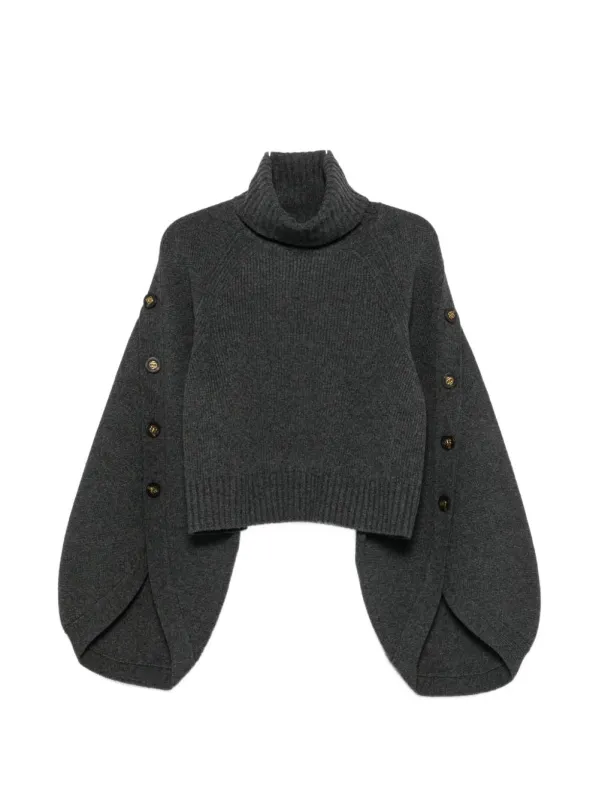 "VALIANT" BUTTONED SWEATER made by Zimmermann
