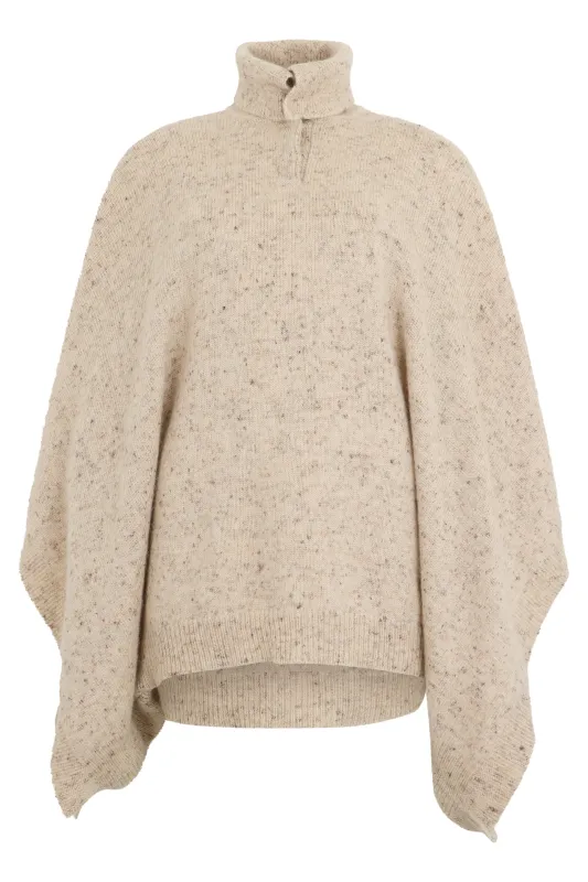 OVERSIZED SWEATER WITH HIGH COLLAR made by Fabiana Filippi