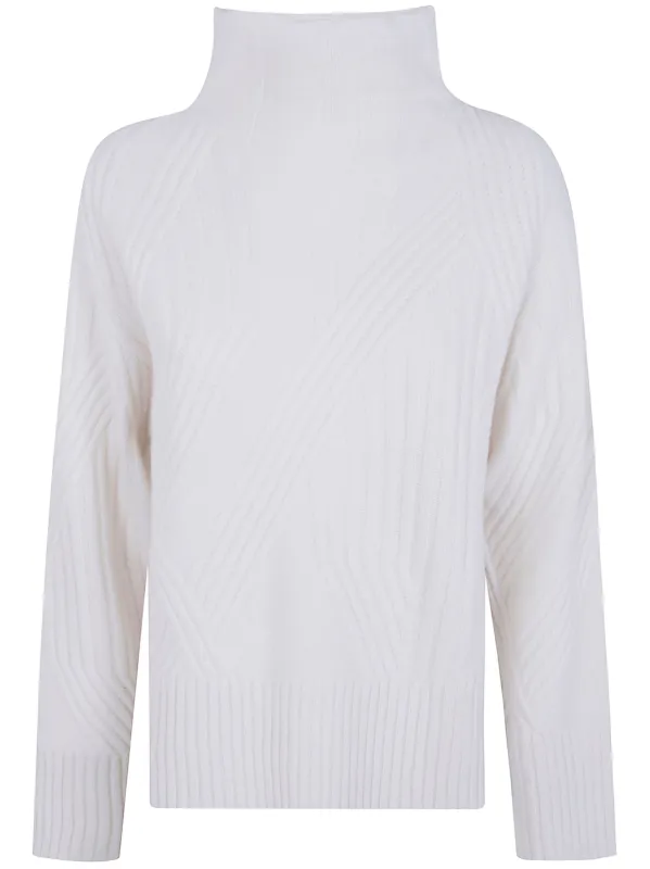 "ISABEL" SOFT WOOL RIBS TURTLE NECK made by Joseph