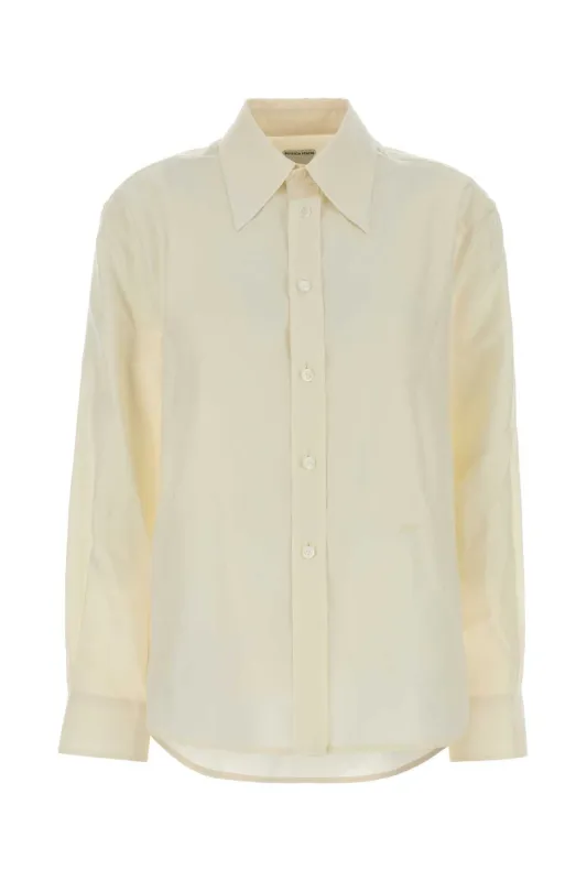 CREAM SILK SHIRT made by Bottega Veneta