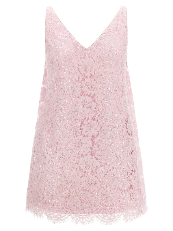 Sequin lace dress made by Self-Portrait