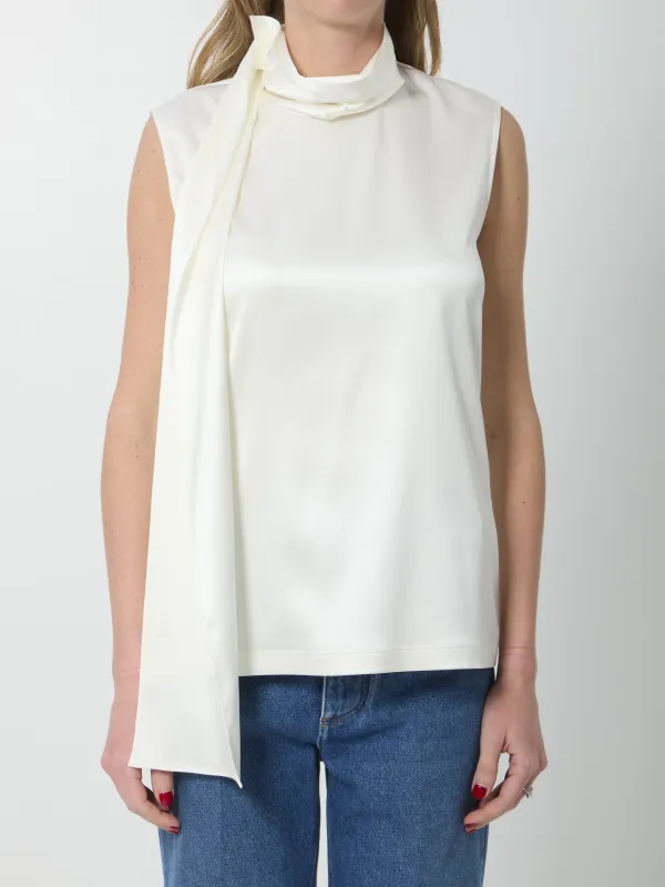 Silk satin top made by Bottega Veneta