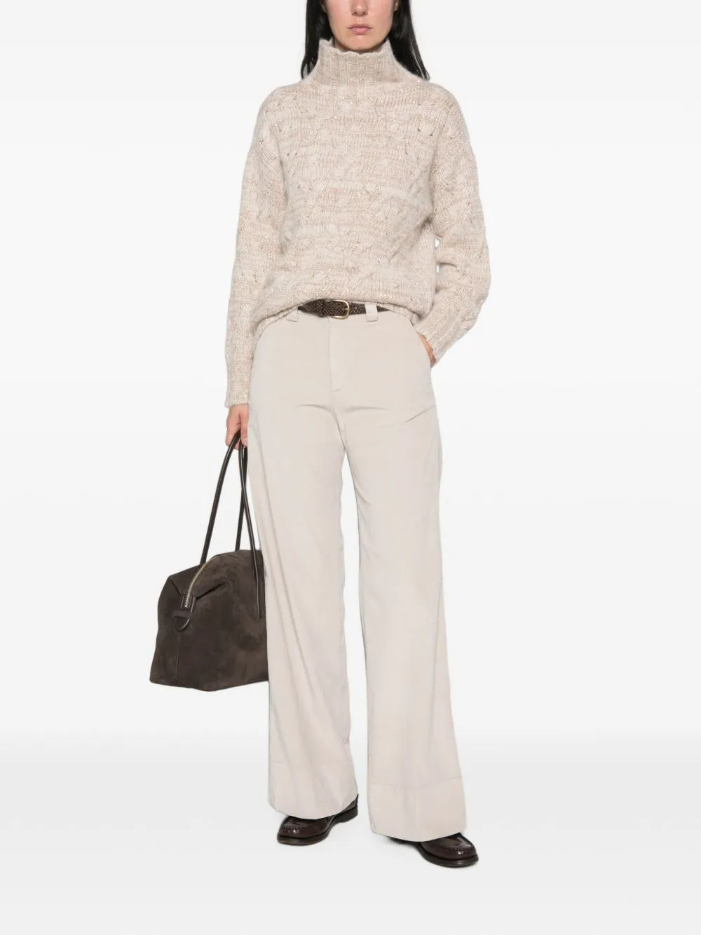 WOOL BLEND TURTLE-NECK SWEATER sold by Lord & Taylor product image thumbnail 3